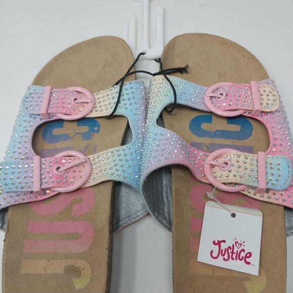 Justice Sandals. Young Girls. Size 4. - Picture 16 of 16